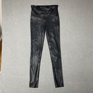 SPANX‎ Faux Leather Leggings Women's small Black
